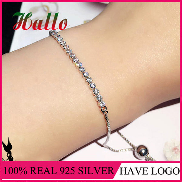 High Quality 925 Silver Sparkling Strand Bracelet Fit Original Beads.Lion Bracelet Original for Women.Jewelry Wedding Bracelet G