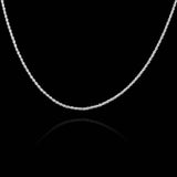 Hot sale Retail Wholesale silver Necklace Women Man necklace 2mm 16 18 20 22 24 inch Twist Rope Chain jewelry accesory 925 stamp