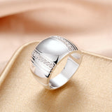 Jemmin 925 Sterling Silver Woman/ Man Lover's Ring CZ Crystal Wedding Engagement Wholesale Fashion Finger Rings Jewelry