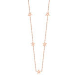 LUXUSTEEL New Arrival Gold/Silver/Rose Gold Color Round Star Cricle Pendant Necklaces Fashion Stainless Steel Choker Necklaces