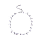 LWONG Dainty Gold Color Chain Tiny Star Choker Necklace for Women Bijou Necklaces Pendants Simple Boho Layering Chokers Chockers