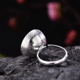 Lotus Fun Real 925 Sterling Silver Natural Handmade Fine Jewelry Flower Ring The Aroma of Wintersweet Rings for Women Bijoux