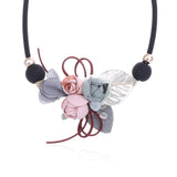 Match-Right Women Necklace Statement Necklaces & Pendants Flower and Leaf Necklace For Women Jewelry SP253