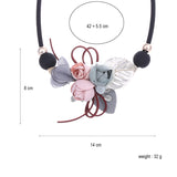 Match-Right Women Necklace Statement Necklaces & Pendants Flower and Leaf Necklace For Women Jewelry SP253