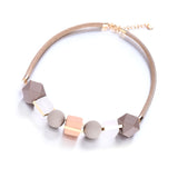 Match-Right Women Necklace Statement Necklaces & Pendants Wood Beads Necklace For Women Jewelry MX012