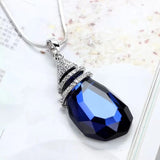 Meyfflin Long Necklaces & Pendants for Women Collier Femme Geometric Statement Colar Maxi Fashion Crystal Jewelry Bijoux 2018