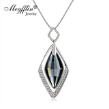 Meyfflin Long Necklaces & Pendants for Women Collier Femme Geometric Statement Colar Maxi Fashion Crystal Jewelry Bijoux 2018