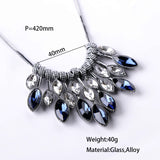 Meyfflin Statement Necklaces & Pendants Crystal Maxi Necklace for Women Female Chain Collar Collier Femme 2017 Fashion Jewelry