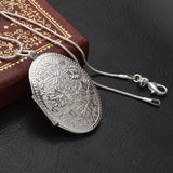 Modyle New Fashion Vintage Photo Locket Pendant Necklace Sliver Plated Jewelry Necklaces & Pendants Women Gift Free Shipping