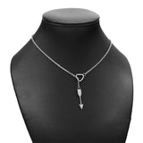 Necklace For Women Stainless Steel Gold&Steel Color High Polished Chain Necklace Fashion Jewelry With Heart&Arrow Shap Pendant