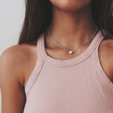 New Heart Necklace For Women Short gold necklace chain  Pendant Necklace Gift Ethnic Bohemian Choker Necklace collier femme