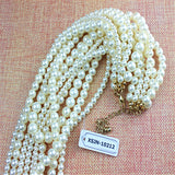 New hot sale popular women's jewelry girl wedding birthday party beautiful multi-layer imitation pearl necklace agent shipping