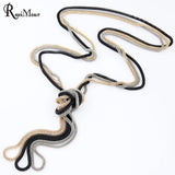 RAVIMOUR Colar Femme Black Choker Necklace Fashion Punk Multilayer Long Chain Necklaces & Pendants for Women Collier Bijouterie