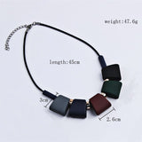 ROXI Women Necklace Statement Behomia Chain Necklaces & Pendants Colorful Beads Choker Necklace For Women Collier Femme Jewelry