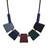 ROXI Women Necklace Statement Behomia Chain Necklaces & Pendants Colorful Beads Choker Necklace For Women Collier Femme Jewelry