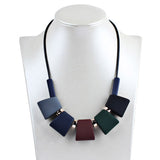 ROXI Women Necklace Statement Behomia Chain Necklaces & Pendants Colorful Beads Choker Necklace For Women Collier Femme Jewelry