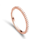 Real Diamond Women Wedding Ring In Solid 14Kt Rose Gold Wedding Ring,Cheap Gold Ring For Sale R0014