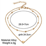 RscvonM Brand Stella DOUBLE HORN PENDANT HEART NECKLACE GOLD Dot LUNA Necklace Women Phase Heart Necklace Drop shipping