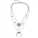 Rscvonm Women Necklace tassel Statement Necklaces Pendants Vintage Jewelry Multi Layers Long Necklace Tassel pendant Necklace