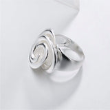 SA SILVERAGE Ring Silver 925 Flower Rings For Women Girl Pure Silver S925 Fine Jewelry 2018 Wedding Christmas Gift