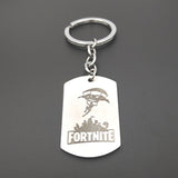 SUTEYI Hot FPS Game Fortnite Logo Printing Necklace Stainless Steel  Pendant Necklaces  Beads Chain Men Women Memento Jewelry