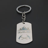 SUTEYI Hot FPS Game Fortnite Logo Printing Necklace Stainless Steel  Pendant Necklaces  Beads Chain Men Women Memento Jewelry