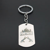 SUTEYI Hot FPS Game Fortnite Logo Printing Necklace Stainless Steel  Pendant Necklaces  Beads Chain Men Women Memento Jewelry