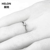 Solid 14k White Gold VS/H Natural Diamonds Engagement Ring Wedding Band Trendy Heart Women Fine Jewelry