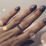 Tardoo Top Quality 925 Sterling Silver Cuff Rings for Women Simple Style Distortion Opening Rings Brand Fine Jewelry
