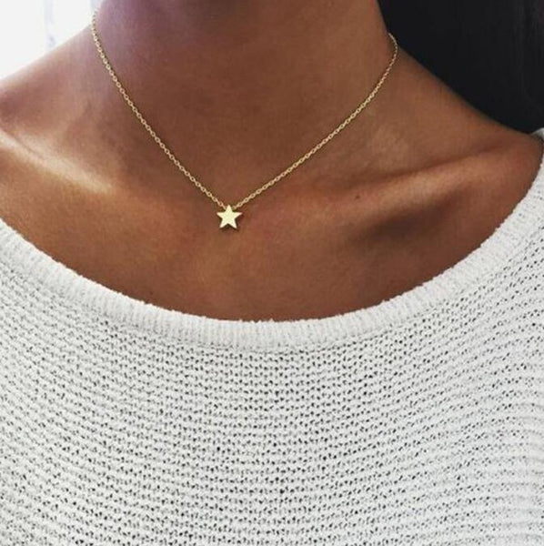 Tiny Heart Necklace for Women SHORT Chain Heart Shape Pendant Necklace Gift Ethnic Bohemian Choker Necklace drop shipping x51