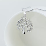 Tree Of Life Pendant Necklace Women Jewelry Fashion 2017 Crystal Silver Rose Gold Color Statement Necklaces & Pendants XL-0136