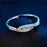 Unique Trendy Natural Diamond Band Emerald Cutting Real Africa Diamond Solid 14K White Gold Engagement Wedding Rings For Women