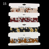 Vintage 4pcs/set flower lace choker set goth vintage chocker velvet chokers necklace women collar fashion jewelry collier femme