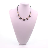 Women Luxury Statement Choker Necklace Created Gem Flowers Design Rhinestones Maxi Big Necklaces & Pendants 2016 Fashion Jewelry