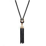 Women Necklaces Exquisite All Match Chain Tassel Sweater Long Chain Necklace Delicate