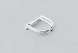 Women's Real. 925 Sterling Silver Jewelry Crossed Geometric RING Adjustable GTLJ1239