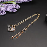 X&P Charm Fashion Silver Necklaces for Women Girl Heart Honeycomb Bee Animal Pendant Choker Necklace Jewelry Party Prom Gift