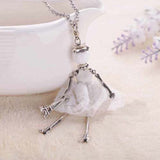 YLWHJJ new women doll cute black long necklaces & pendant hot dress baby girls maxi necklace brand fashion statement jewelry