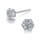 ZOCAI Earrings 0.43 Cttw Certified H / SI Real Diamond Stud Earrings18K rose Gold (Au750) E80090T