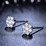 ZOCAI Earrings 0.43 Cttw Certified H / SI Real Diamond Stud Earrings18K rose Gold (Au750) E80090T