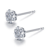 ZOCAI Earrings 0.43 Cttw Certified H / SI Real Diamond Stud Earrings18K rose Gold (Au750) E80090T