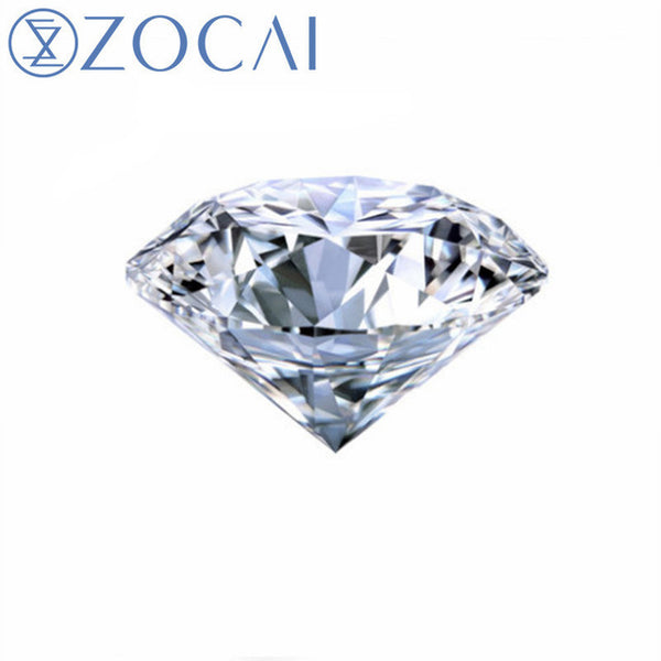 ZOCAI GIA 1.0 CT D/ VVS2 / EX Certified Loose Diamond Real Natural Diamond