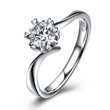 ZOCAI HEART PRONG 100% NATURAL REAL 0.3 CT CERTIFIED F-G/SI ROUND CUT PT950 DIAMOND ENGAGEMENT RING W03338