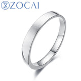 ZOCAI Harbor Of Love Real 0.11Ct Certified i-J/ SI Diamond Wedding Bands Ring His and Hers Diamond Ring Platinum Pt950 Q00447AB