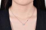 ZOCAI Style Choker The Honeycomb Series Real 0.23 CT Diamond 18K Rose Gold (Au750) NecklaceJBD90210T