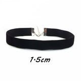 ZOEBER fashion style Choker Necklace Black Lace Leather Velvet strip women Collar Party Jewelry Neck accessories chokers