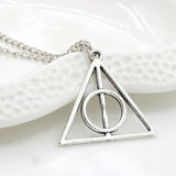 hot accessories necklace Fashion pendant Triangle Hot movie deathly hallows movie necklace cheapest price Harry Potter Jewelry