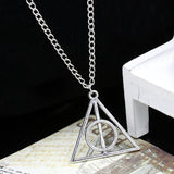 hot accessories necklace Fashion pendant Triangle Hot movie deathly hallows movie necklace cheapest price Harry Potter Jewelry