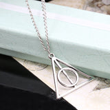 hot accessories necklace Fashion pendant Triangle Hot movie deathly hallows movie necklace cheapest price Harry Potter Jewelry