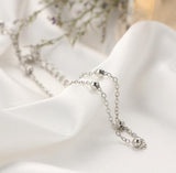 na089 Gothic punk Single layer copper beads chain Article necklace all women sexy metal alloy Clavicle necklace jewelry